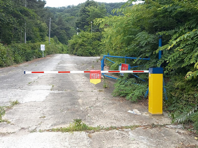 전라북도 김제시 금구면 배터리형미니주차차단기 설치